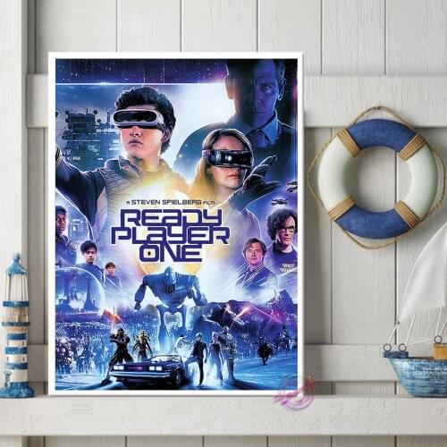 Ready Player One Movie Poster Wall Decor Canvas Art Picture For Living Boy Room Home Decoration Gift