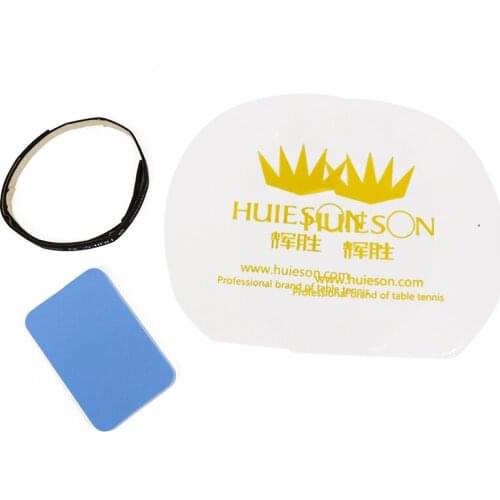 Huieson Professional Table Tennis Rubber Protective Film+Cleaner Sponge+ Racket Edge Protection Tape Table Tennis Accessories