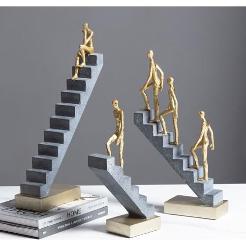 Nordic Decoration Home Resin Sculpture Abstract Living Room Decoration Art Statues For Decoration Large Office Desk Decor Gifts