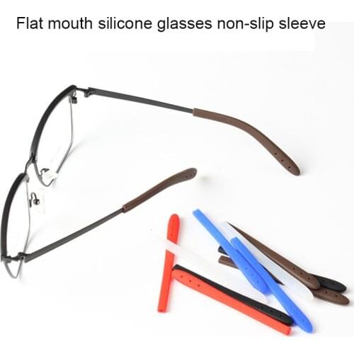 1 Pair Woman Anti-Slip Glasses Leg Sets Silicone Tip Ear Grip Temple Hook For Glasses Spectacle Holder Men Sun Glasses Slip