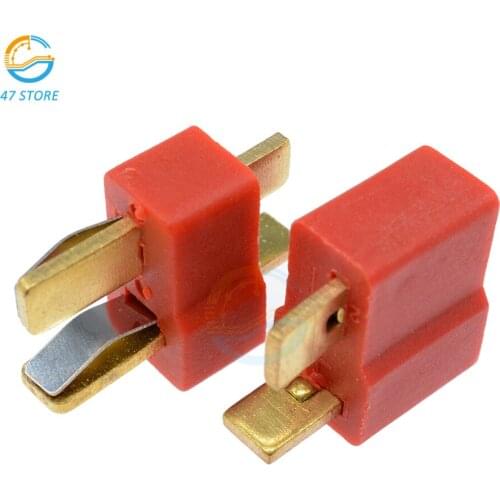 10pcs T Plug Male Female Connector ESC RC Lipo Battery Helicopter For Deans 5Pair T Type Male Female Adapter Connector
