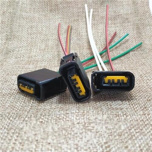 2/4/10pcs/lot 3 Pin 3 Way Ignition Coil Connector Plug Cabel Wire Pigtail For Subaru Legacy, Impreza WRX STi, Forester, Tribeca