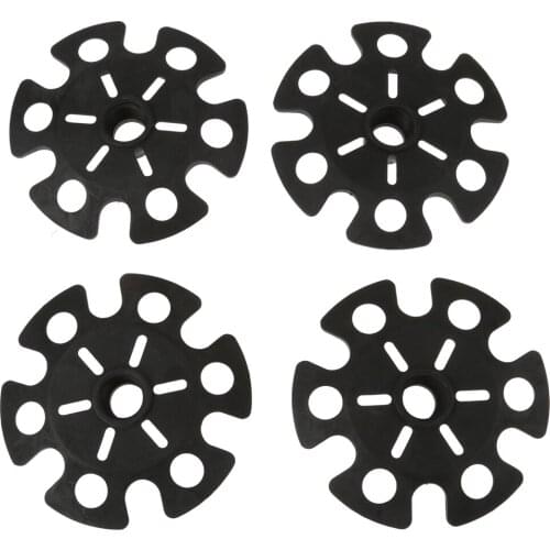 4pcs Replacement Rubber Snowflake Snow Basket for Hiking Trekking Poles