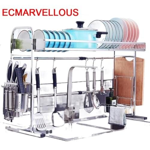 Afdruiprek Refrigerator Supplies Sink Organizer Cosinha Stainless Steel Mutfak Cozinha Cocina Organizador Cuisine Kitchen Rack