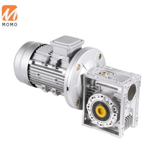 Aluminum B5 flange motor reducer 220v nmrv40 gearbox reduction for electric motor