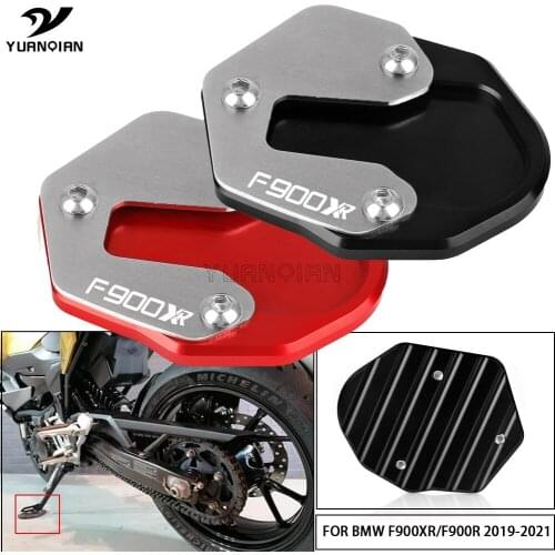 Motorcycle Side Stand Enlarger Kickstand Enlarge Plate CNC Aluminum Accessories FOR BMW F900XR F900R F 900 F900 R/XR 2019-2021