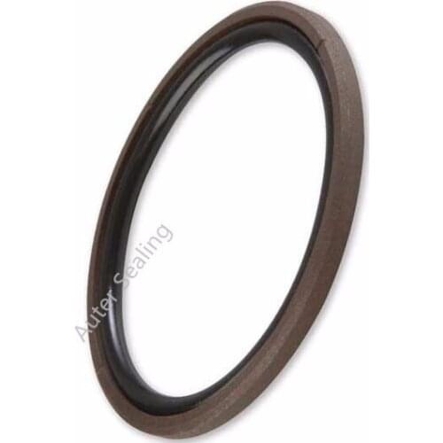GSF 80x64.5x6.3 Piston Buffer seal Glyd ring PTFE +BROZNE +NBR