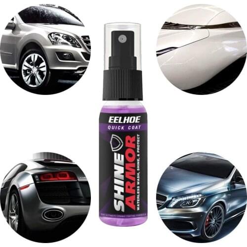 Quick Ceramic Spray Coating for Car Polish Wax. Waterless Car Wash Polish Mirror Shine Hydrophobic Polymer Paint Sealant