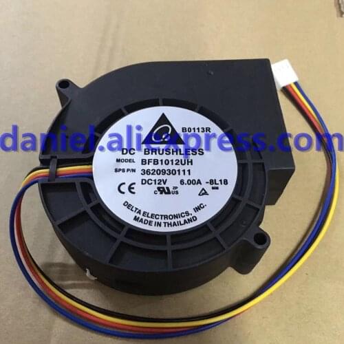 Delta BFB1012UH 9733 12V 6A Turboblower Heating Air Barbecue Furnace Exhaust Fan