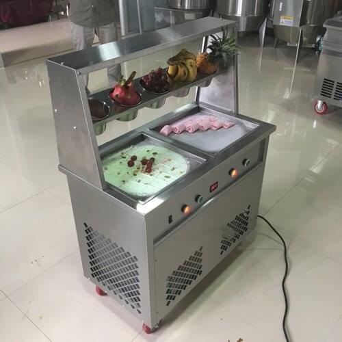 Electric Roll Ice Cream Machine Commercial Fried