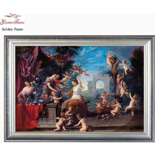 Golden Panno,Needlework,DIY DMC Cross stitch,Sets For Embroidery kits,Precise unprinted religion Patterns Counted Cross-stitch