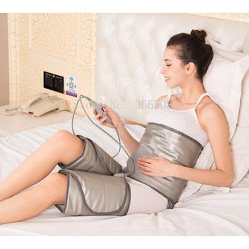 Far infrared Waist Trimmer Exercise Belly belt+Leg Belt Slimming Burn Fat Sauna Weight Loss fat shaping burning abdomen