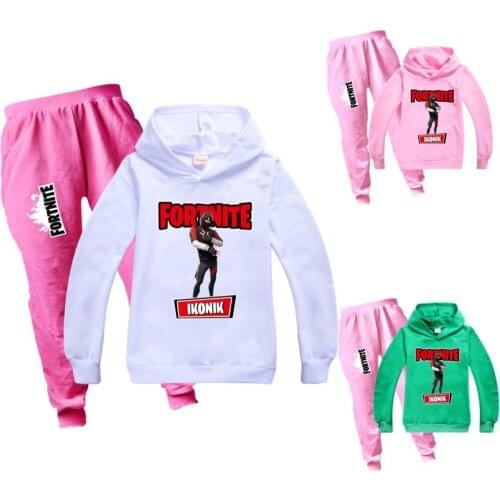Fortnites Baby Clothing Sets Children Birthday suit girls/Boys Tracksuits Kids Sport Suits Hoodies Top +Pants 2pcs Set