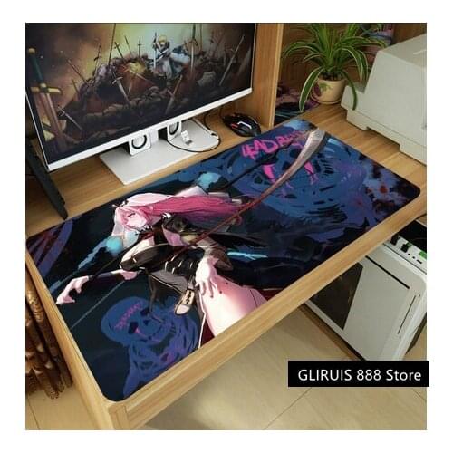 Anime Hololive VTuber Mori Calliope Watson Amelia Mouse Pad Thicken Laptop Gaming Mice Mat Table Keyboard Mat Playmat Xmas Gifts