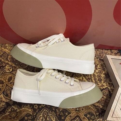 High quality Sneakers Women Platform Sport Shoes Korean Spring Casual Basket Flat Tennis Athletic Canvas Trainers Anime Lolita