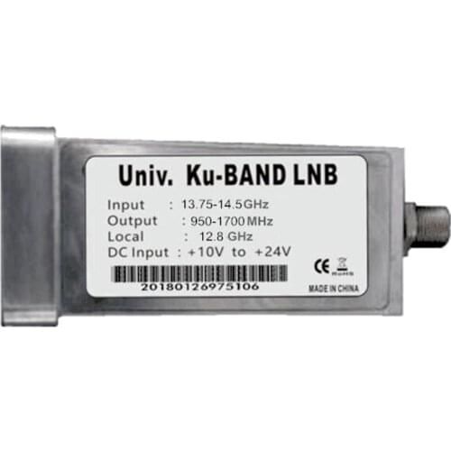 Ku band single polarity lnb 12.8GHz for project with high gain and low noise Division Chinese factory Anhui Bowei China