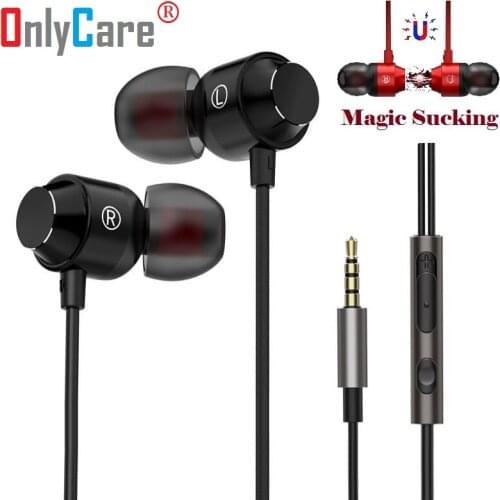 Magnetic Metal Heavy Bass Earpiece For Wiko Highway Star 4G Headset Earphones Earbuds Fone De Ouvido