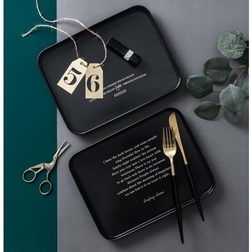 Nordic Metal Storage Tray Sundries Glasses Makeup Jewelry Iron Plate Doorway Key Coins Office Desktop Organizer Home Decor