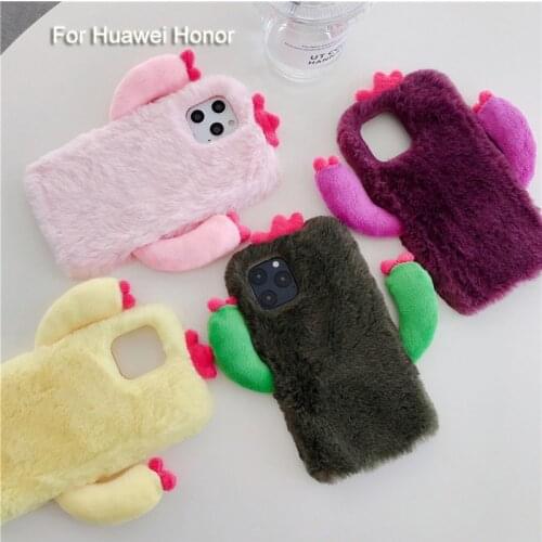 Fashion Beautiful Case For Huawei Honor NOVA 7 30 pro 7SE 6SE P40 LITE liteE Y7P Y6P 2020 9S 10X 9A Cute Cactus Plush Warm Case