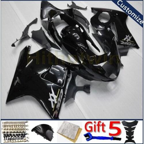 Motorcycle panels For CBR1100XX 1997 1998 1999 2000 2001 2002 2003 CBR 1100XX motorcycle fairing Injection mold black