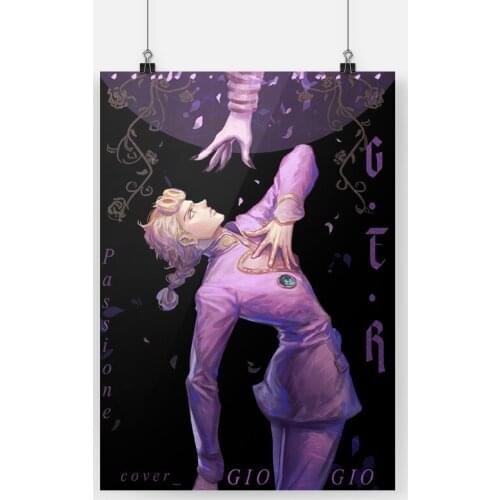 Home Decor Giorno Gioanna Wall Art Canvas Jojo S Bizarre Paintings Pictures Hd Prints Anime Role Modern Poster Bedroom Modular