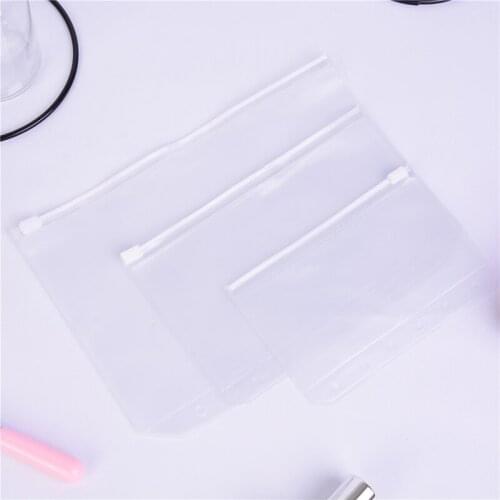 New Product A5 / A6 / A7 Transparent File Storage Bag Zipper File Rack File Storage Bag School Office Supplies