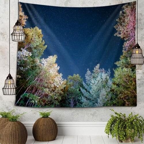 Space Tapestry Wall Hanging Tapestries Wall For Home Deco Living Room Bedroom Wall Art Large Size Free Dropping