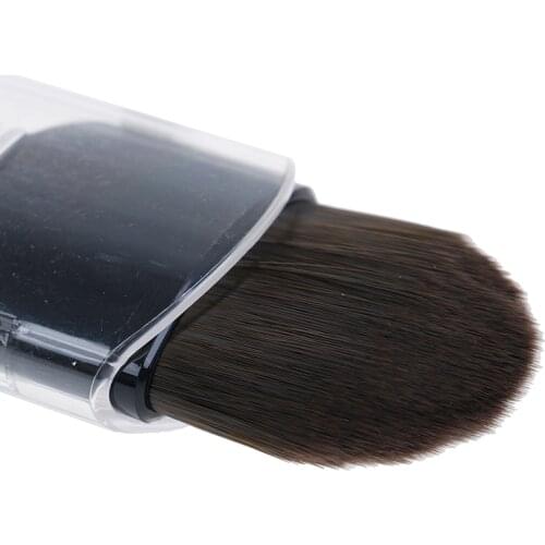 Portable Travel Mini Telescopic Blusher Makeup Brush Soft Single Face Foundation Makeup Brush