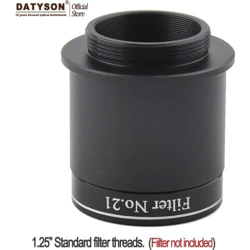 1.25 Inch to C Mount Camcorder Adapter converter Attach C/CS mount CCTV Camera to the Telescope with 1.25" Filter Threads