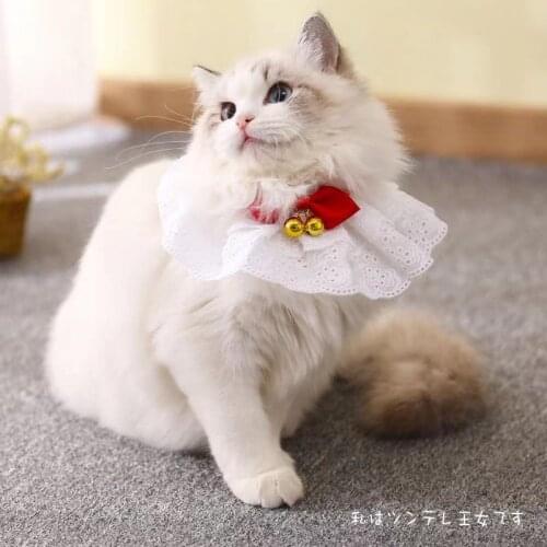 Adjustable Cat Collar Bowtie Decor Bell For Small Dogs Pet Products Puppy Bowknot Collar Pet Supplier Accessories Wholesale