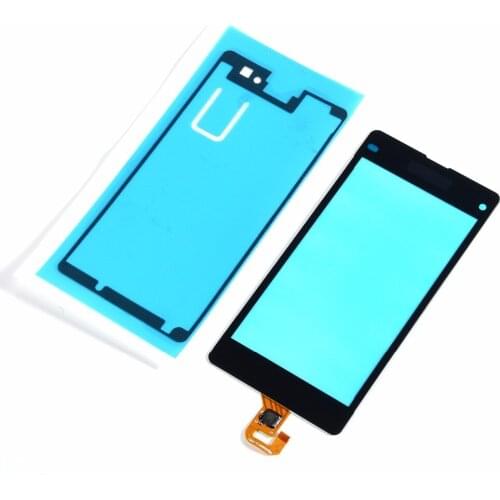 For SONY Xperia Z1 Compact Z1 Mini D5503 M51W Touch Screen Digitizer Front Glass Panel+ Sticker