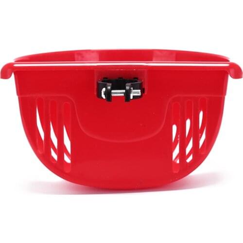 Lovely Easy Installation Bicycle Bag Scooter Handle Bar Basket With Bracket Bike Accessories Black / Blue / Orange / Red / Pink