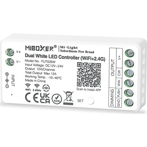 FUT038W WiFi+2.4G RGBW LED Controller