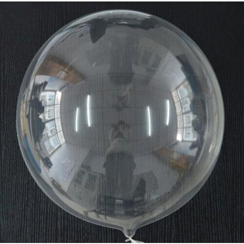 10/18/24/36inch Luminous Transparent Bobo Bubble Ballons Christmas Wedding Birthday Party Decorations Clear Helium Balloons