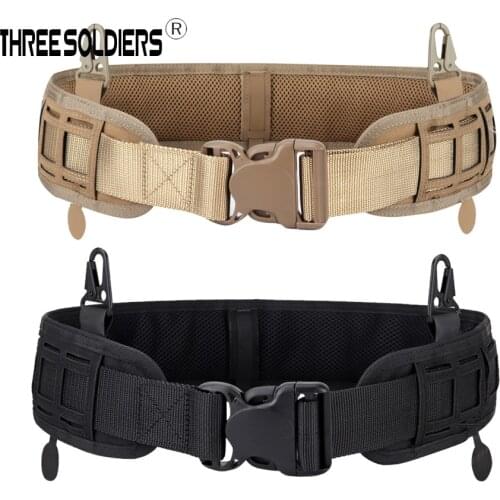 Tactical Airsoft Quick Release Buckle Waist Belt Water Resistant Adjustable Training Waistband Support For Molle System