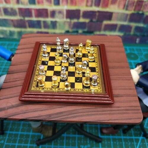 1/12 Soldier Scene Accessories Chess 6'' Action Figure Body Model Toy Scene Props Suitable For Desk Decoration Gift Collection