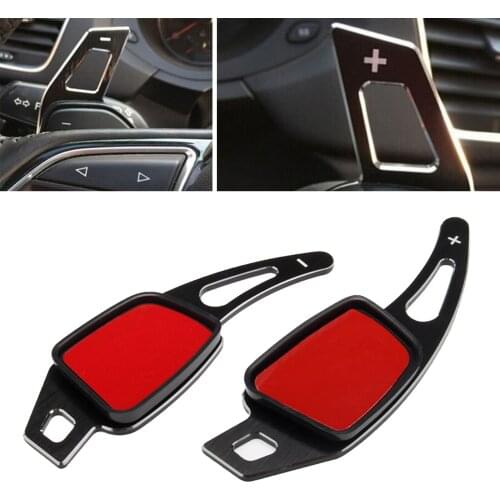 1 Pair Steering Wheel er Paddle Extension for Audi A5 / S5 2017-2020, Q2 2017-2020, Q7 2016-2017 -2020, 160x50.2x22mm