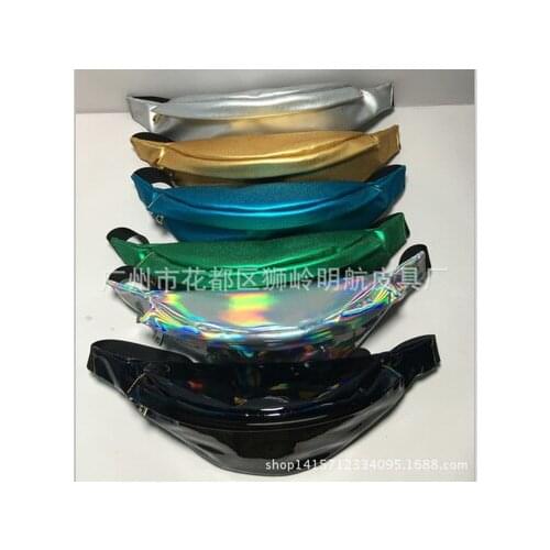 By dhl or ems 50pcs women waist bag Matte material NEW fanny pack Laser purse chest belt waist belt bag fanny pack