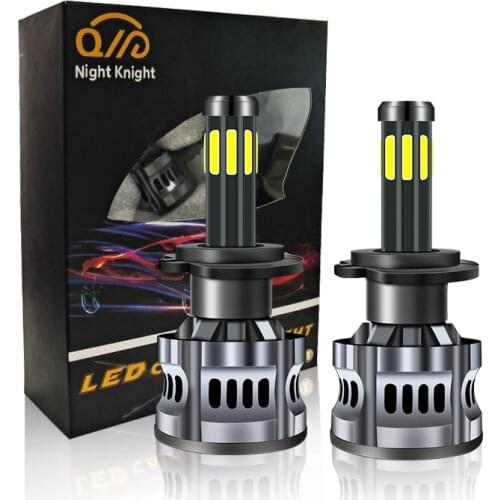 Night knight New Style Car Headlight 8 Side LED COB Chip Bulbs 20000LM H1 H3 H4 H7 H11 9005 9006 9012 880 6000k Auto Fog Light