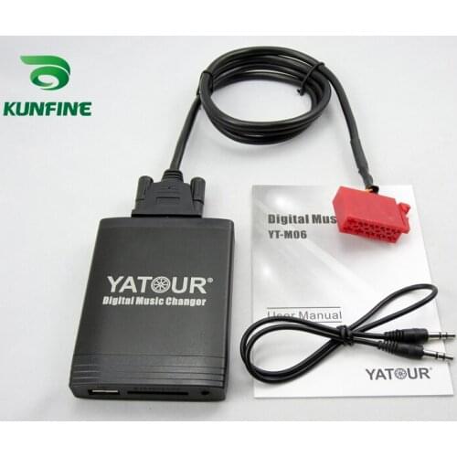 Car Digital Music Changer Adapter USB SD Aux MP3 Interface Car Stereo For Benz 2*5 Pin Bluetooth Phone Mould&Controller Optional