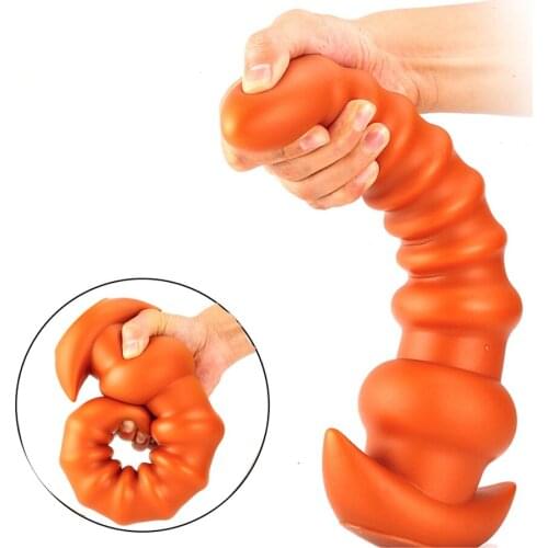 25/30/35cm Long Anal Plug Anus Backyard Beads Anal Ball Prostate Massage Silicone Butt Plug Sex Toys for Women Men Adult Product