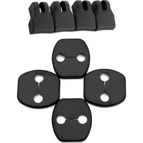 8pcs Door lock+Stopper protection cover For Hyundai Creta ix25 2015 2016 2017 Car Accessories