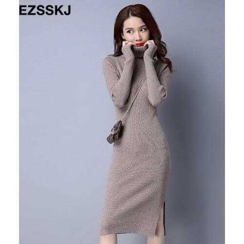 Ezsskj Fashionable Knitted Dresses