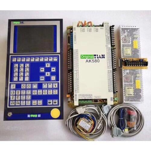 HAITIAN AK580 With I7 HMI Panel 7.4inch Color Panel F8 Techmation Control System PLC For Plastic Injection Molding Machine