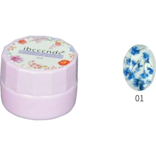 Ibcccndc flower fairy petal glue 12 color flowers Jihua season diy carved plastic nail jewelry