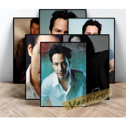 Keanu Reeves Actor Poster, Handsome Man Canvas Painting, Movie Star Wall Art, Nordic Reeves Wall Decor, Keanu Fans Collection
