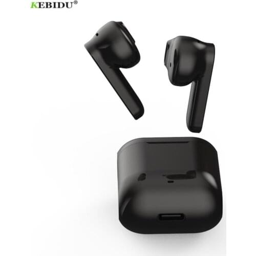 Kebidu Wireless Bluetooth-compatible 5.0 Earphone TWS HIFI Mini In-ear Sports Running Headset For iOS/Android Phones HD Call
