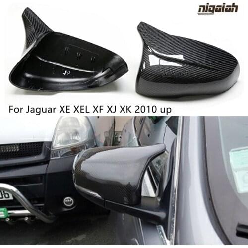 XJ Mirror Cover Replace For Jaguar XE XKR XF XK Carbon Side RearView Mirror Cover 2011 2012 2013 2014 2015 2016 2017 2018 2019
