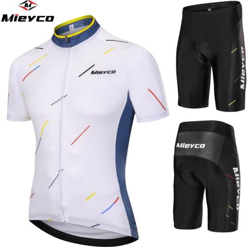 Mieyco 2019 New Cycling Jersey Set MTB Uniform Bike Clothing Ropa Ciclismo Bicycle Wear Clothes Mens Short Maillot Culotte