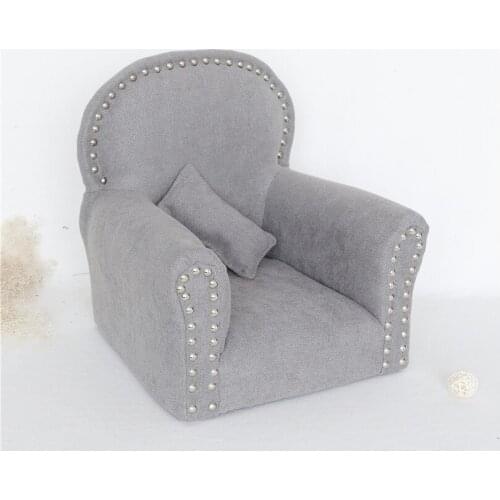 Lovely Vintage Mini Sofa Natural Wooden Sofa Photography Prop Baby Posing Prop